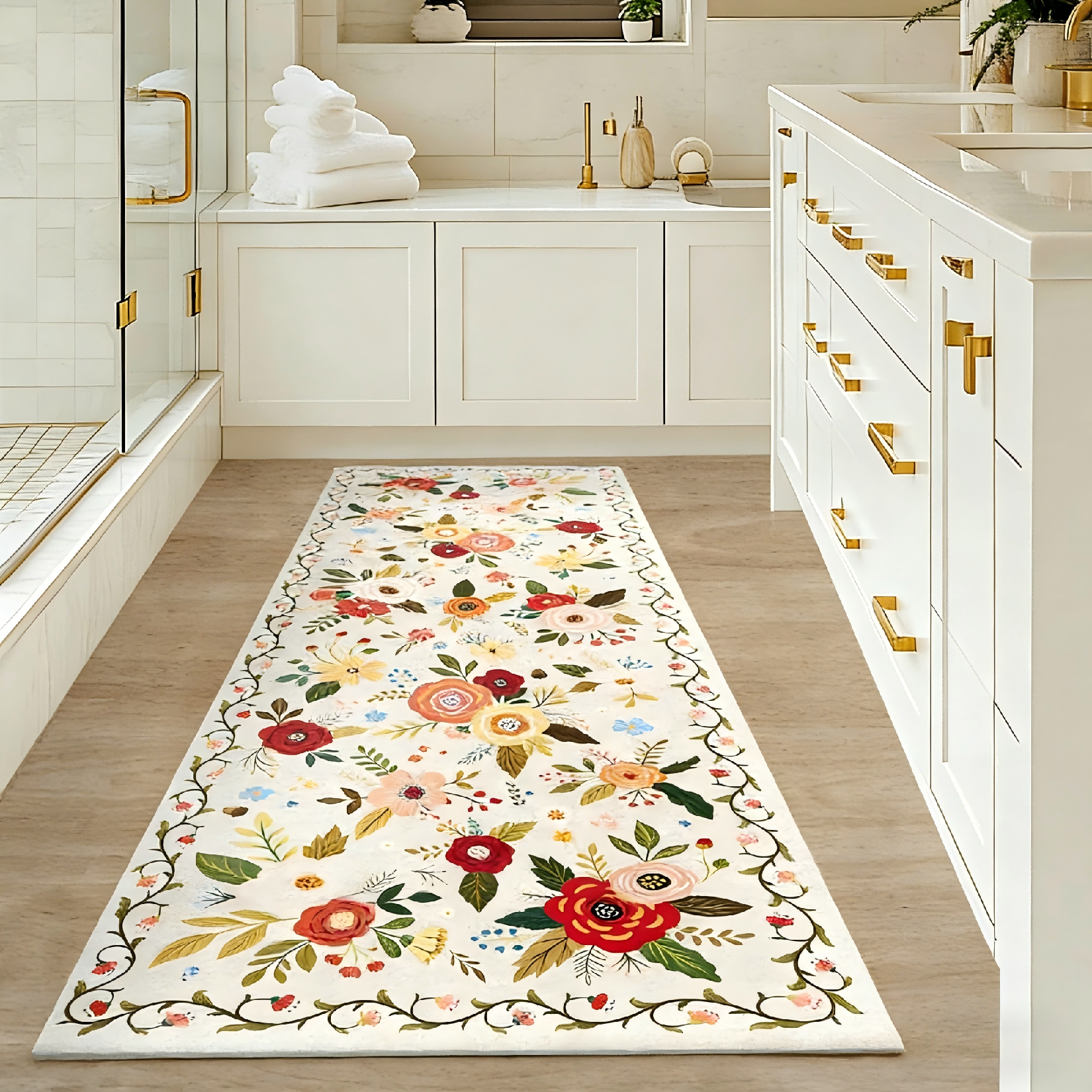 Butterfly Garden Rug - Dining Room